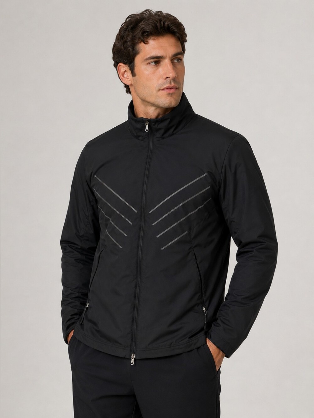 Lululemon Men's Sprint Jacket II Reflective – Black Slate